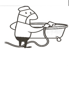 Mr. Tub Man Mascot